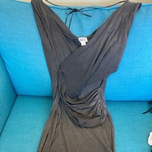 Gray Diesel Wrap-like Dress